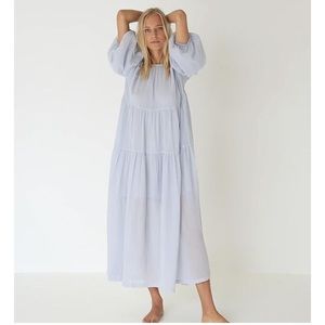 Summer and Storm Dress, Powder Blue EUC